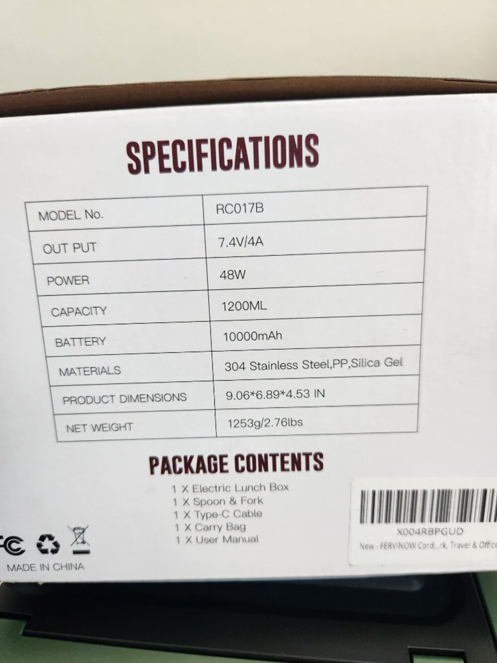 Cordless Electric Lunch Box - Picture 6 of 6